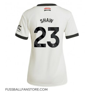 Manchester United Luke Shaw #23 Replik 3rd trikot Damen 2024-25 Kurzarm